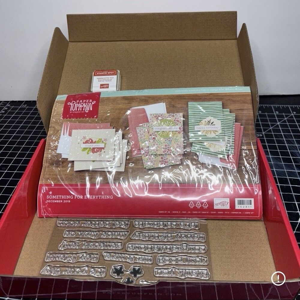 Stampin' Up! Paper Pumpkin December 2019 Kit  OPEN Something For Everything